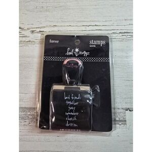 Heidi Swapp Forever Word‎ Roller Stamp HS63909 Best Friends Together Cherish NEW